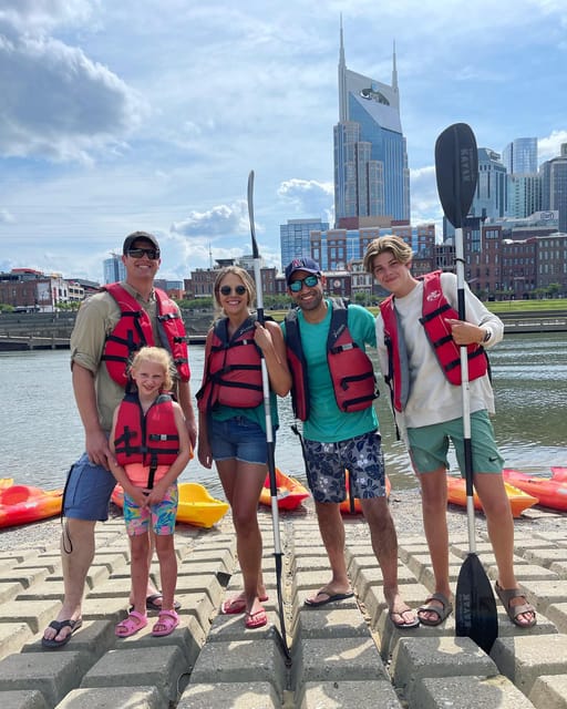 Nashville: Kayak Tour with Skyline Views - Paddling three miles toward Nissan Stadium