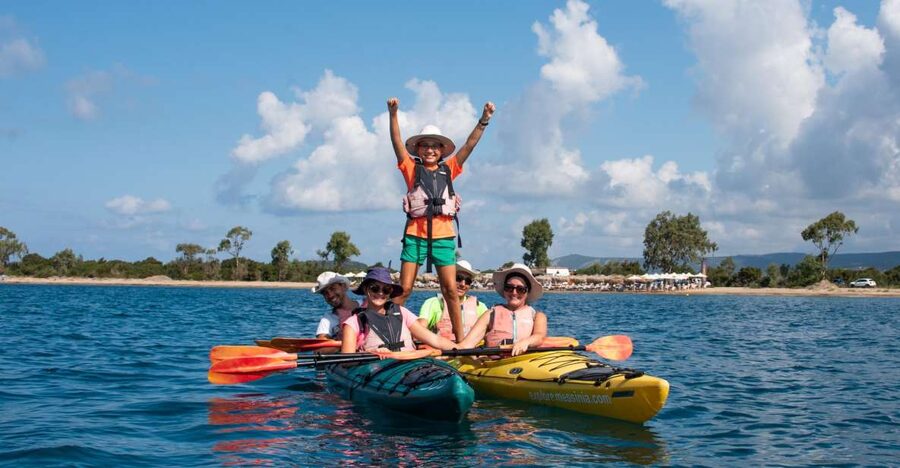 Navarino Bay: Sea Kayaking with Lunch - The paddle back to Golden Sand