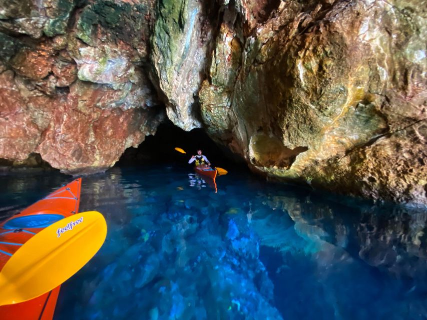 Naxos: Rhina Cave and Coastline Sea Kayaking Tour - Price and what you get for $106