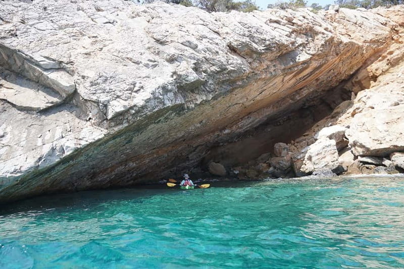Naxos: Rina Cave Sea Kayak Tour with Snorkeling and Picnic - What the $159 price includes
