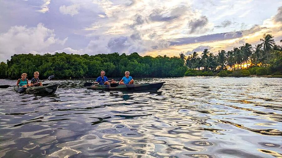 Negombo: Kayaking in the Lagoon - Seeing fishing life at close range