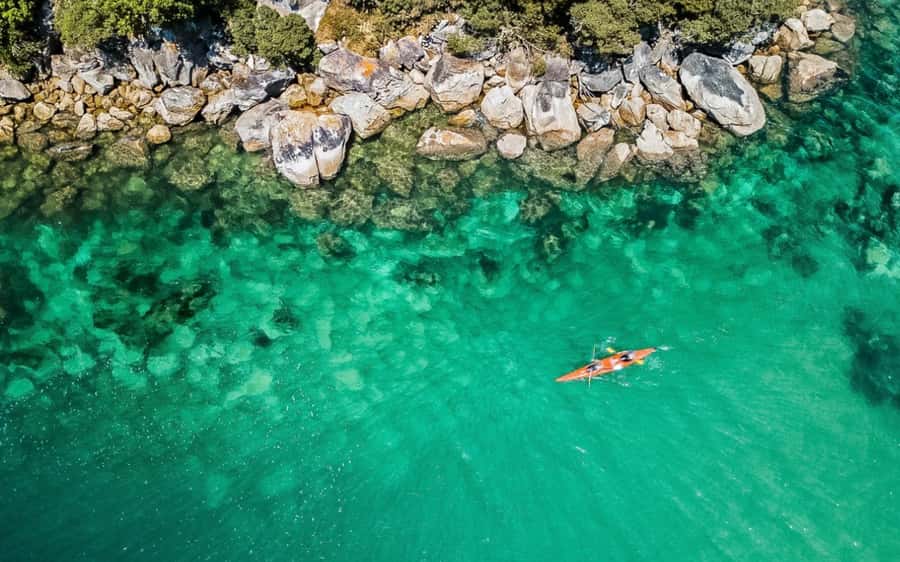 Nelson: Abel Tasman Kayaking & Great Taste Trail Bike Tour - Time at Mapua Wharf