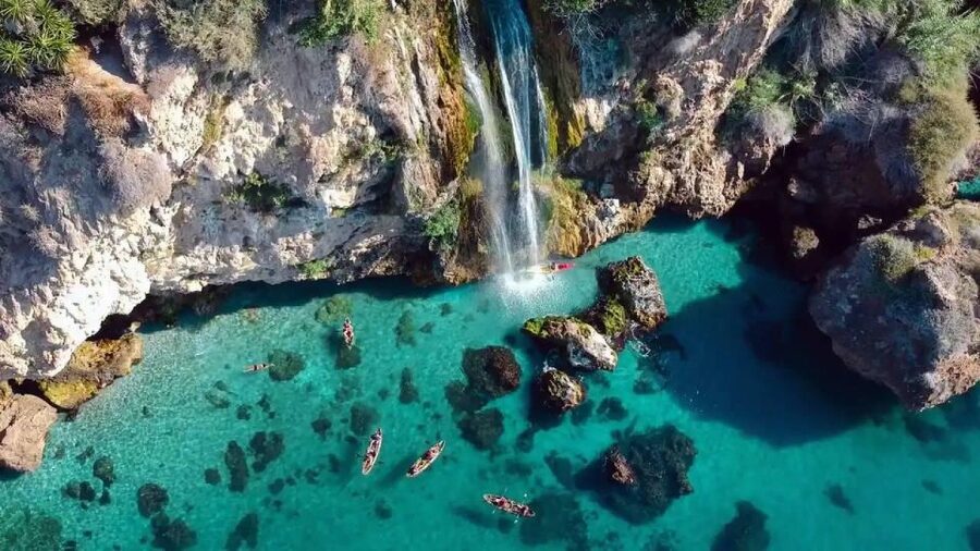 Nerja: Free Kayak Route along the cliffs of Nerja and Maro - Starting at Crystal Kayak Nerja on Burriana Beach