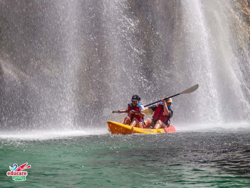 Nerja: Free kayaking route (without a tour guide). 2.5-hour tour. Nerja-Maro Waterfall. - Following the six-kilometer coastal route