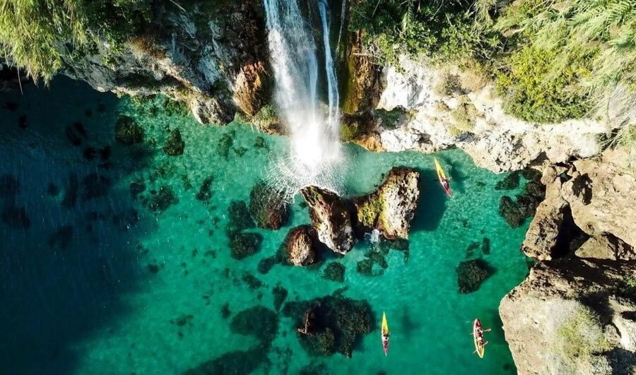 Nerja: Guided Kayak Tour Nerja Cliffs and Maro Waterfall - Reaching the Maro Waterfall