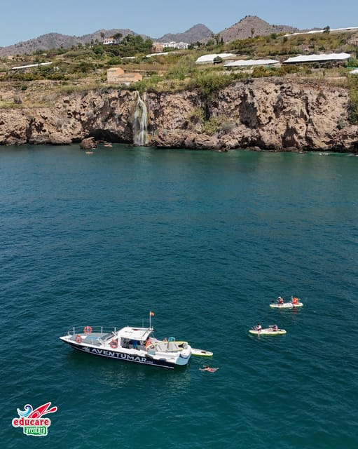 Nerja: Maro Waterfall Boat Trip with Paddleboarding & Drink - Crowds, weather, and practical limits