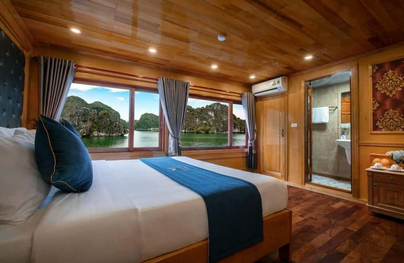 Ninh Binh: Lan Ha Bay 2D 1N cruises- bike tour, kayak, meals - Sunset, spring rolls, and a useful happy hour