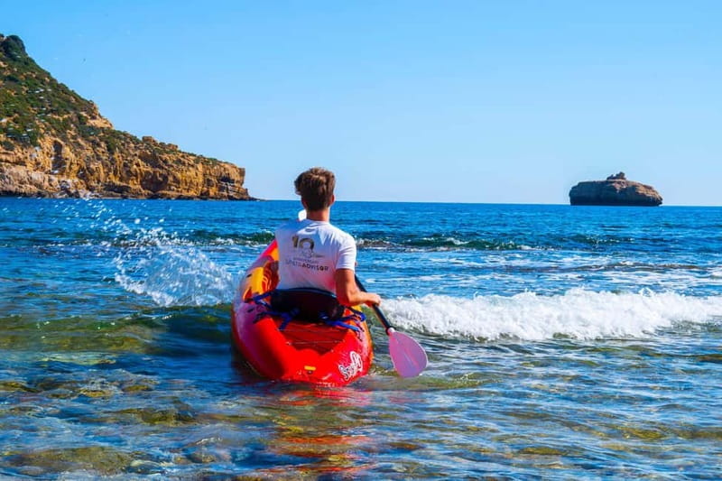 NON-GUIDED KAYAK RENTAL in Jávea/Xabia - Cala Tango: cliff jumping or a quiet snorkel