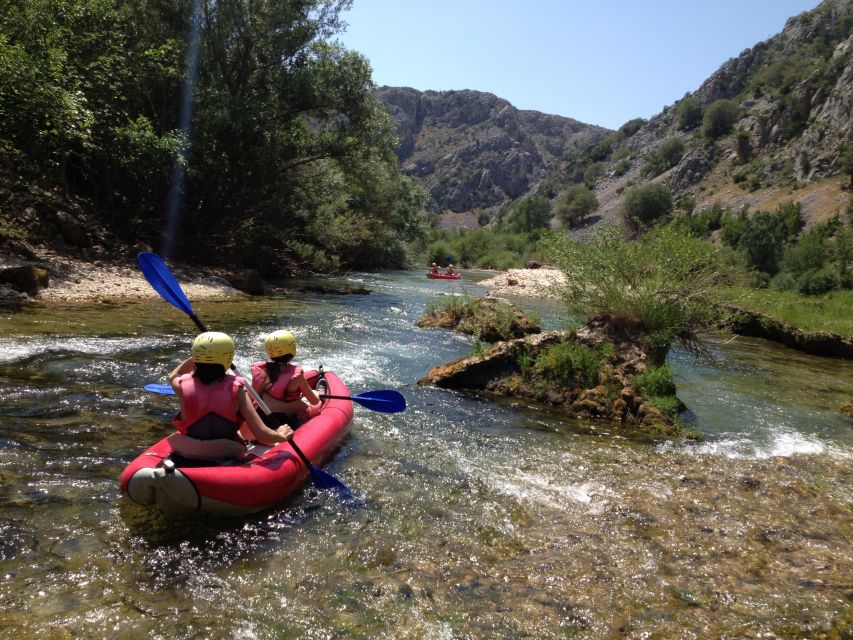 Obrovac: Rafting or Kayaking on the Zrmanja River - The canyon is the real payoff