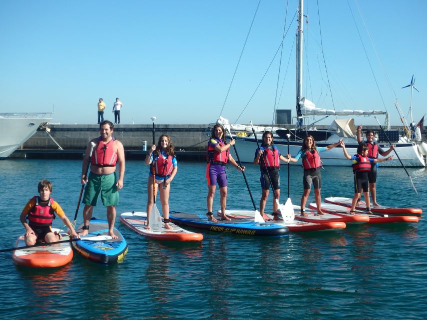 Oeiras Coast: Stand Up Paddleboarding near Lisbon - When the marina opens toward the Estoril Coast