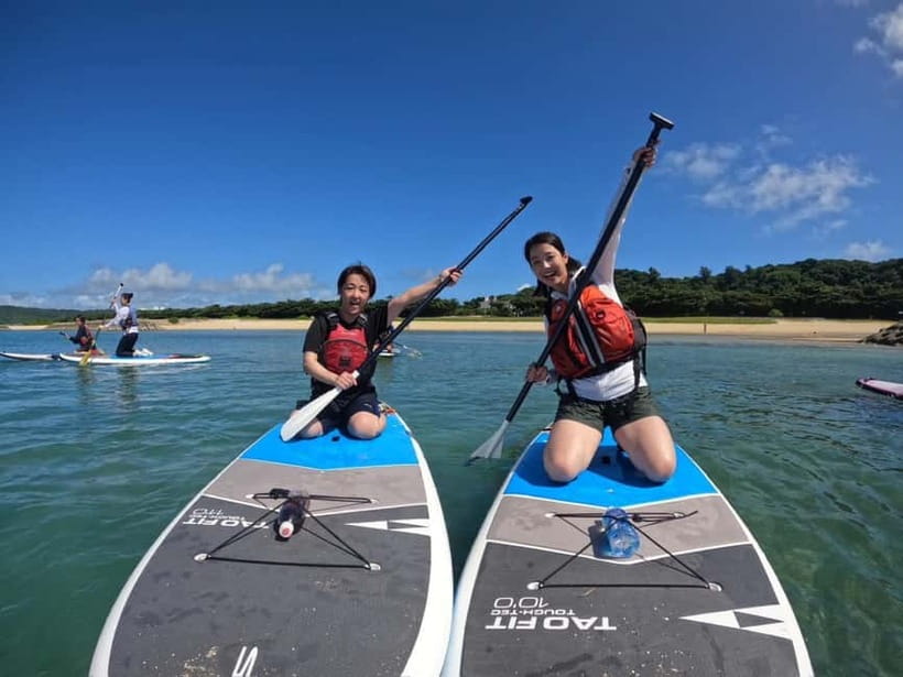 Okinawa: Kayak or SUP Tour to Hamahiga Island - Choosing between a kayak and a SUP
