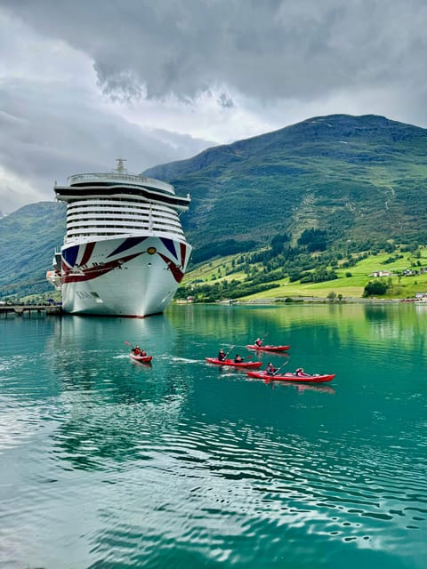 Olden: Experience Beginner-friendly Fjord Kayaking - Paddling onto calm Nordfjord water