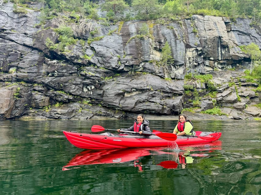 Olden: Experience Beginner-friendly Fjord Kayaking - Getting ready at the brown boathouse