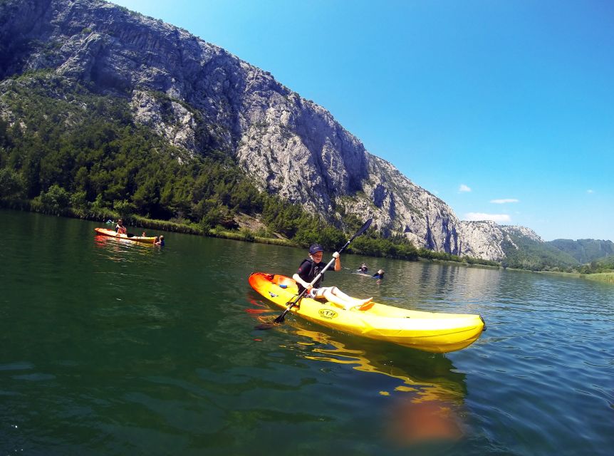 Omiš: Kayaking and Snorkeling Tour - The first swim in clear freshwater