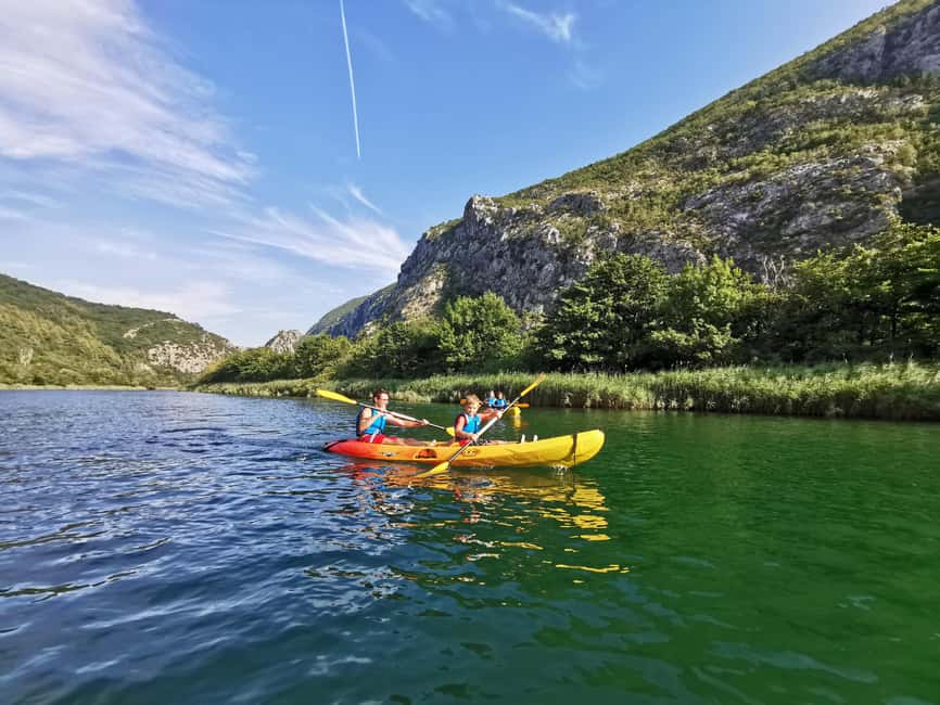 Omiš/Split: 4h Kayaking in Cetina Protected Nature Park Area - What makes this Cetina kayak rental special