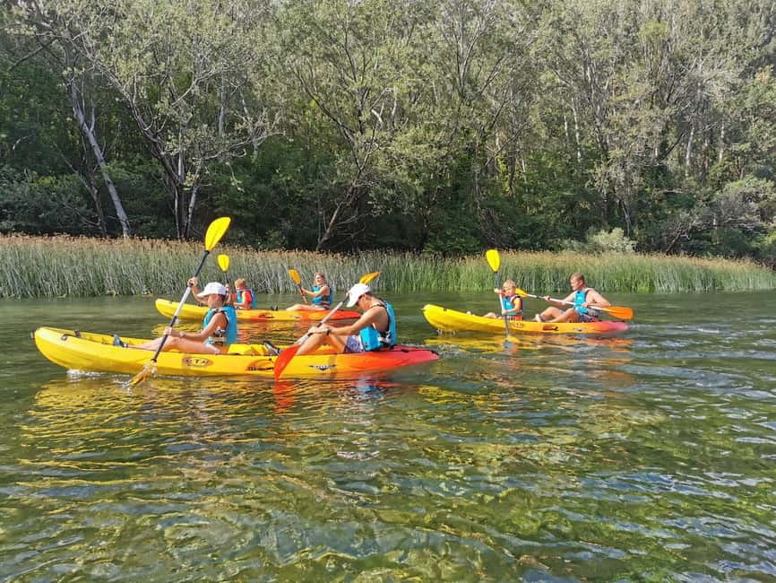 Omiš/Split: 4h Kayaking in Cetina Protected Nature Park Area - Paddling beneath Mirabella Fortress