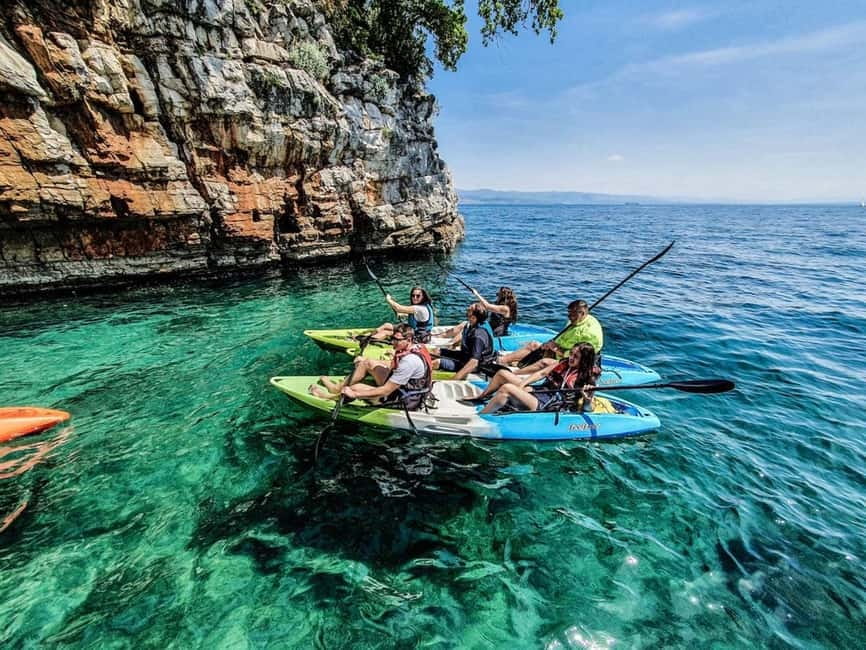 Opatija: Cliffs and caves kayak adventure - Why this Opatija kayak trip is different