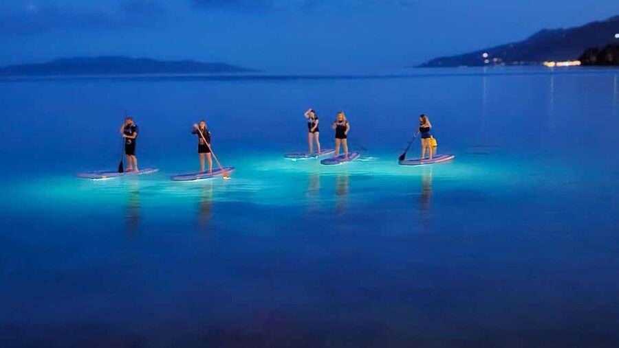 Opatija: Guided SUP Paddleboarding Adventure at Night - What the Underwater Lights Add