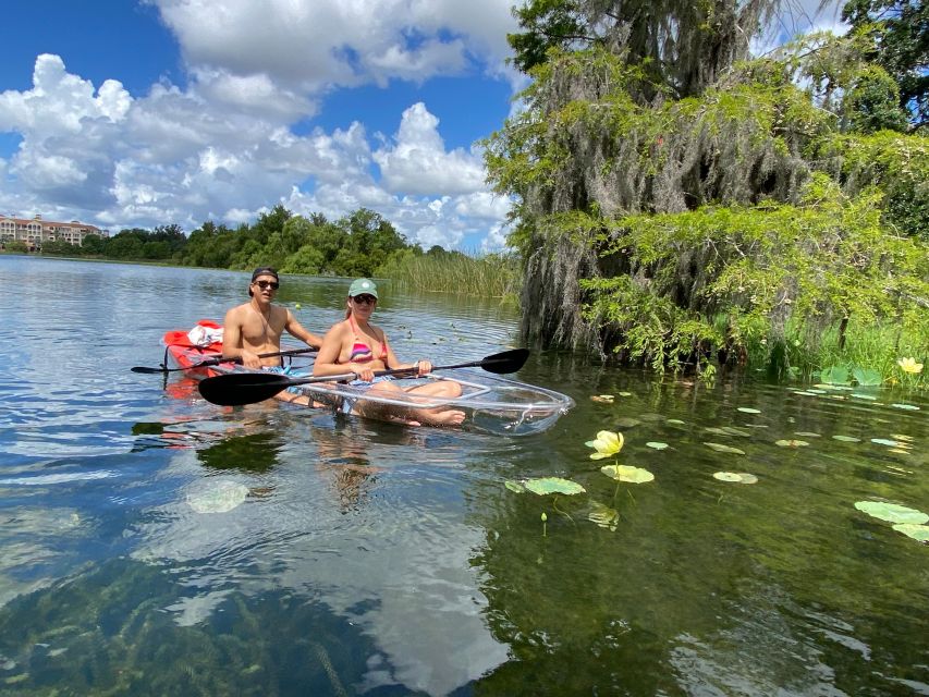 Orlando: Clear Kayak and Paddleboard 2-Hour Rental - Key points to know before booking