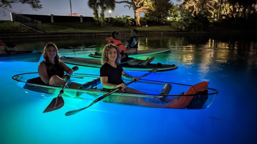 Orlando: LED Night Glow Clear Kayak or Paddleboard Tour - Meeting your guide at 1600 North Orange Avenue