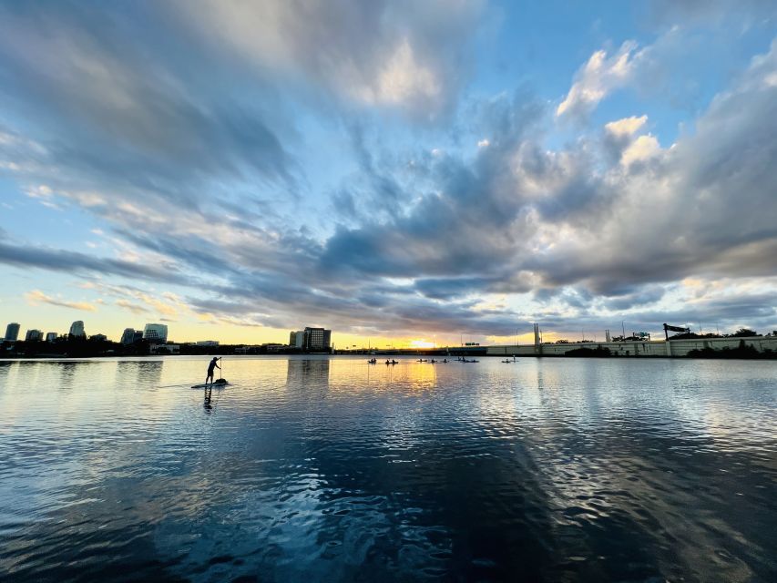 Orlando: Sunset Clear Kayak or Paddleboard in Paradise Tour - Two hours of calm water and changing color