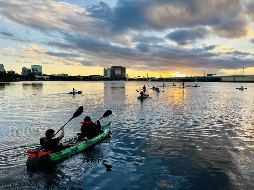 Orlando: Sunset Clear Kayak or Paddleboard in Paradise Tour - Skyline views without a theme-park crowd