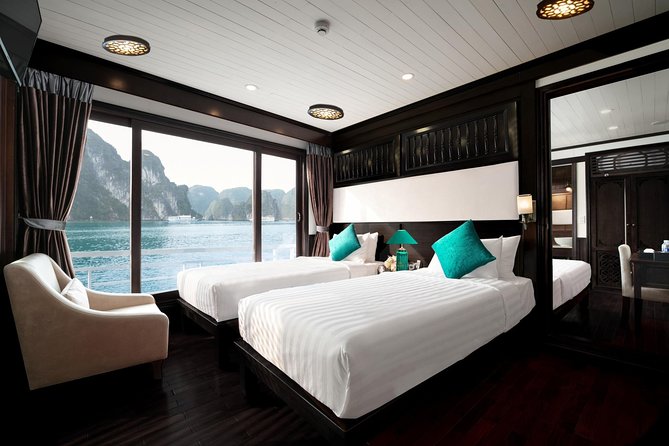 Overnight Luxury 5 Star Alisa Cruise with Meals, Kayak or Bamboo Boat - Sunset drinks, cooking, and dinner