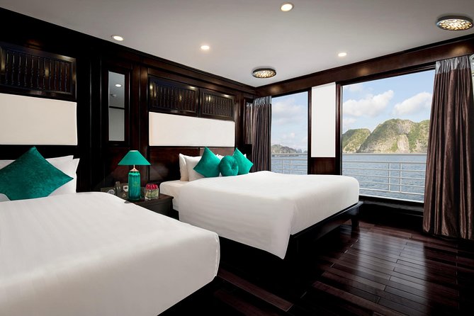 Overnight Luxury 5 Star Alisa Cruise with Meals, Kayak or Bamboo Boat - Morning tai chi and coffee on the bay