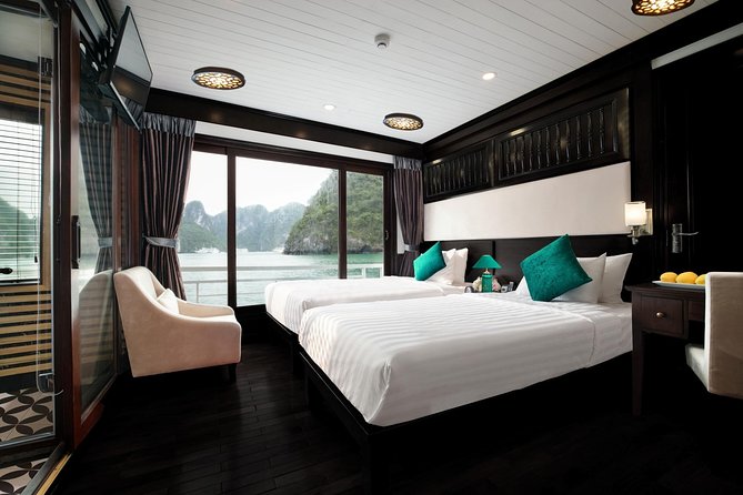 Overnight Luxury 5 Star Alisa Cruise with Meals, Kayak or Bamboo Boat - Sung Sot Cave, the cruise highlight