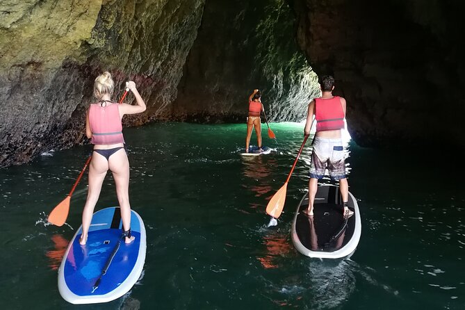 Paddle & Explore: Albufeira SUP Tour - Praia da Coelhinha and the coastal caves