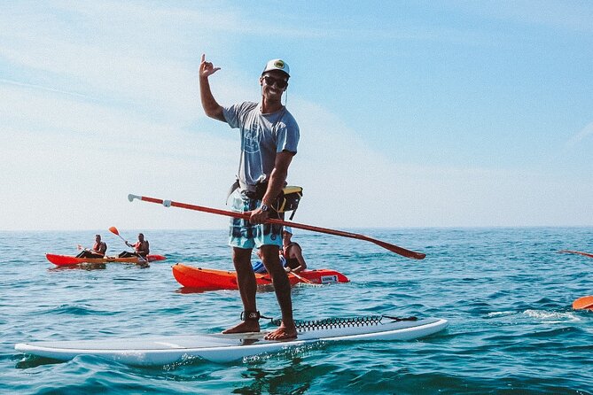 Paddle & Explore: Albufeira SUP Tour - Praia dos Arrifes, the marina, and Praia do Castelo