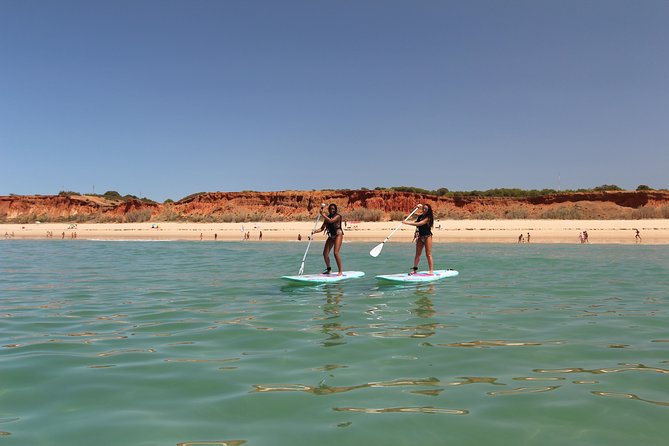 Paddle: SUP in Albufeira - The briefing and equipment setup