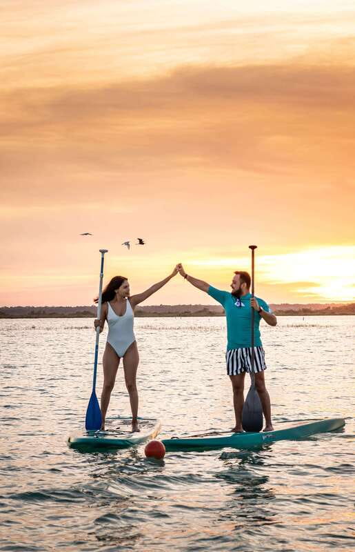 Paddleboard or kayak sunrise tour in Bacalar lagoon - Sunrise on Bacalar Lagoon