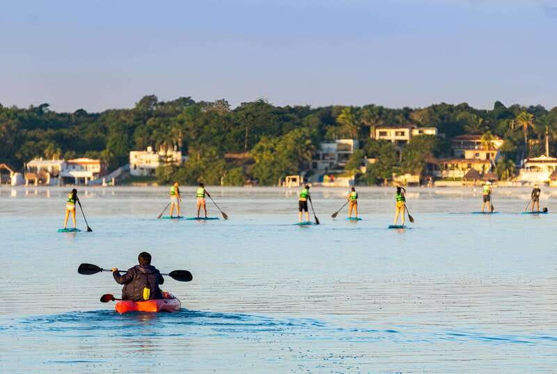 Paddleboard or kayak sunrise tour in Bacalar lagoon - What the $32 Price Covers