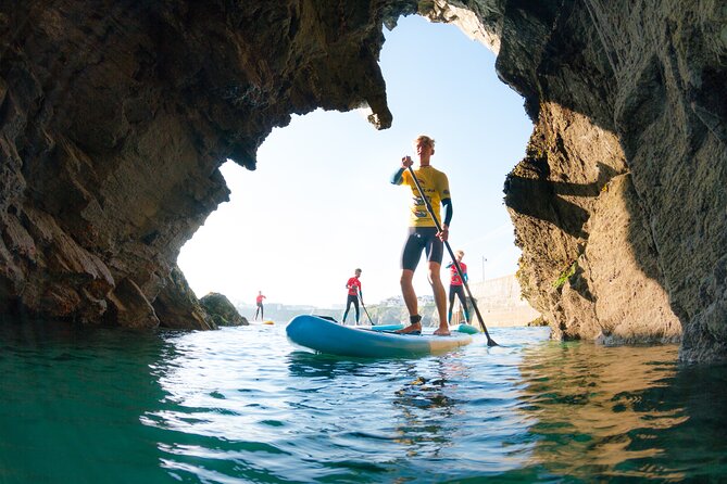 Paddleboarding Around Newquay's Coastline - Getting kitted out for the Atlantic