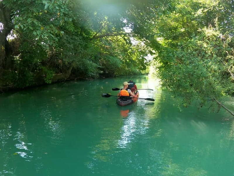 Parga: Kayaking Adventure in the Acheron River 13 km - Training first, then moving water