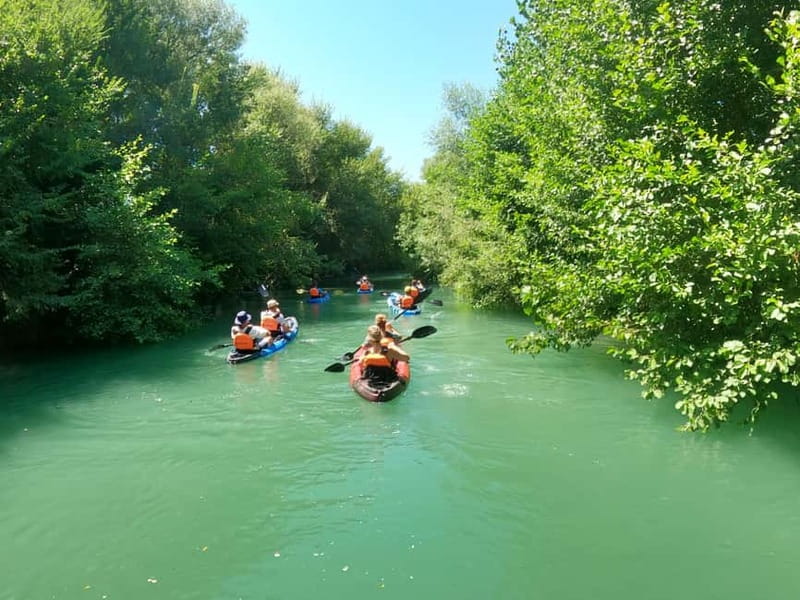 Parga: Kayaking Adventure in the Acheron River 13 km - From Parga to the river, a simple half-hour transfer