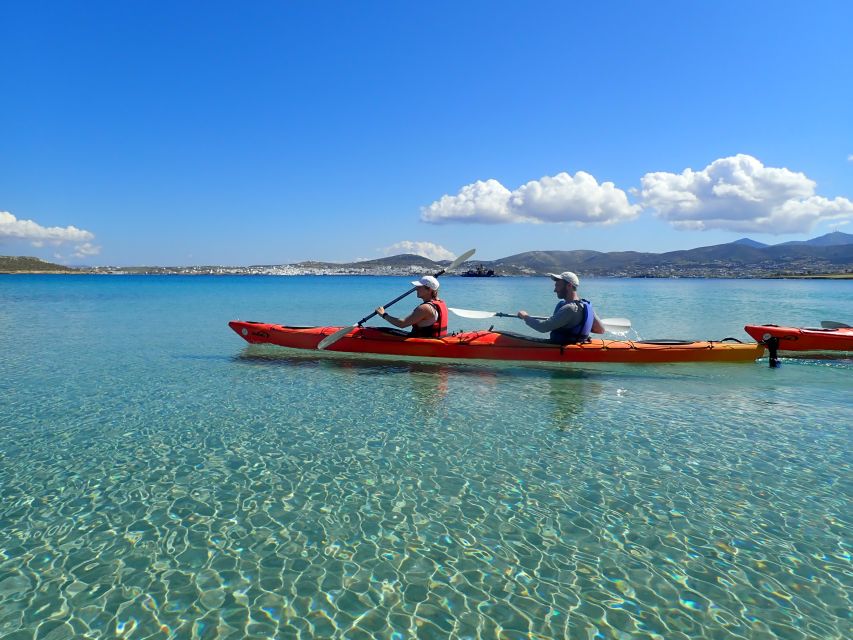 Paros: Sea Kayak Trip with Snorkeling and Snack or Picnic - Photos, safety, and the pace of the day