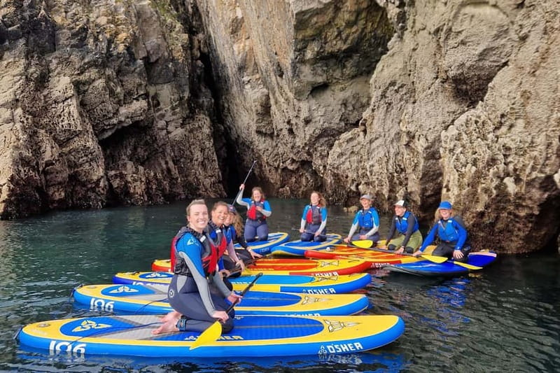 Pembrokeshire: Paddle Boarding At Tenby North Beach - Starting beside Goscar Rock at Tenby North Beach