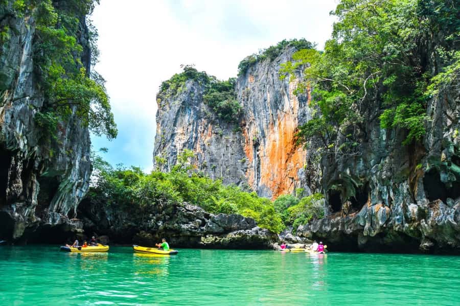 Phuket: James Bond Island by Big Boat with Sea Cave Canoeing - Hong Island’s open lagoon and rock tunnel