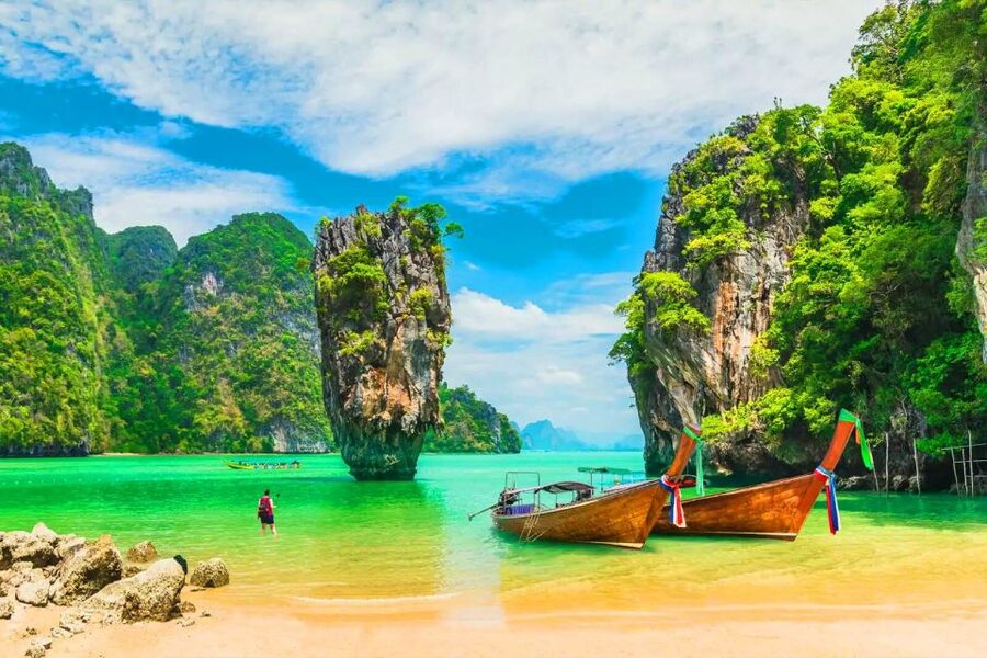 Phuket: James Bond Island By Private Long Tail With Canoeing - Canoeing through Lod Cove