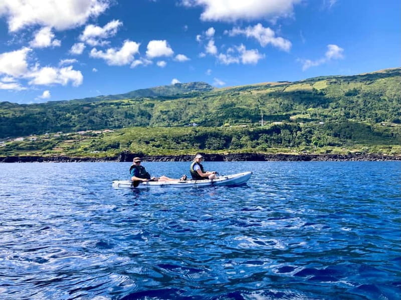 Pico island: guided kayak and snorkel tour - A half-hour at the water