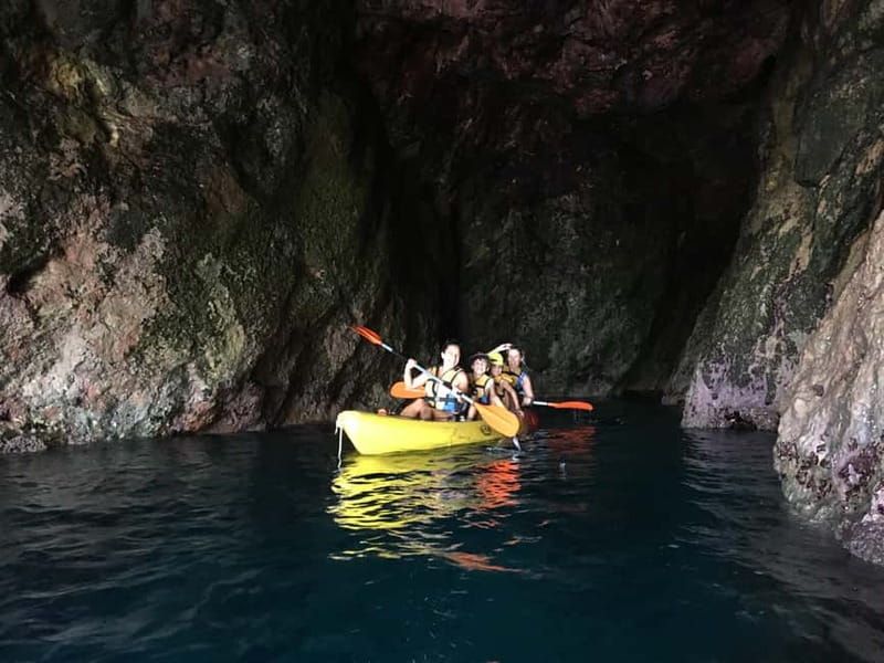 Pollença: Kayak Discovery – Snorkeling and Caves - The cave visit, when the sea allows it