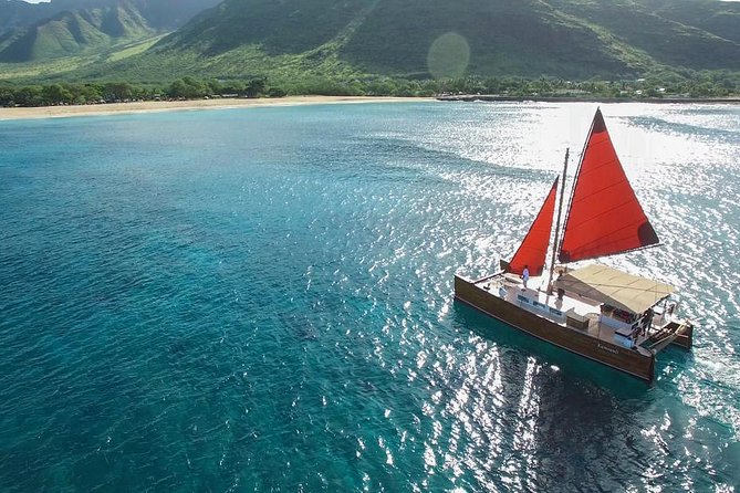 Polynesian Canoe Day Sail - The Waikiki coastline from the water