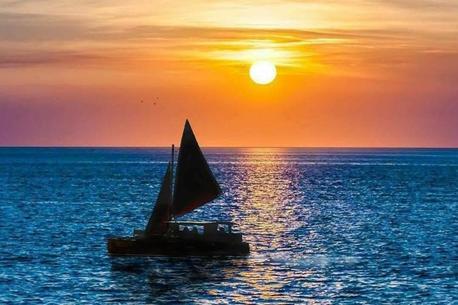 Polynesian Canoe Sunset Sail - A small group changes the whole evening