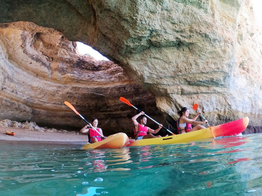 Portimão: Benagil Caves Speedboat and Kayak Guided Tour - The return boat ride and possible swim