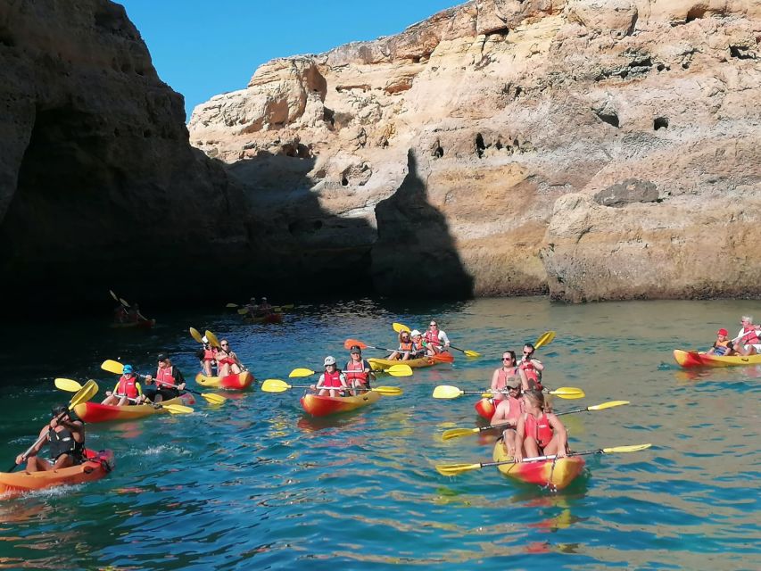 Portimão: Kayak Tour of Benagil Caves - Paddling through smaller caves and coves