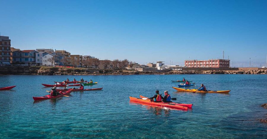 Porto Torres: Guided Kayaking Excursion - From Scogliolungo to the Freshwater Beaches