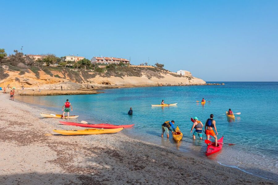 Porto Torres: Guided Kayaking Excursion - A 15-Minute Stop at Scoglioricco or Balai