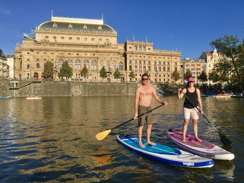 Prague: 2-Hour Paddle Boarding in the City Centre - What the two-hour schedule feels like